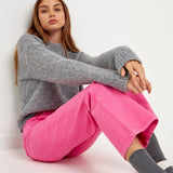 GREY LAB-Color Full Length Wide Leg Jean-JEANS available at Objectrare