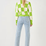 GREY LAB-Checkerboard Knit Sweater-SWEATERS & KNITS available at Objectrare