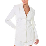 Ruched Blazer
