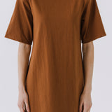 Shoulder Pad T-Shirt Dress