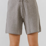 Drawstring Knit Shorts