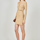 Cropped Knit Cardigan