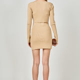 Cropped Knit Cardigan