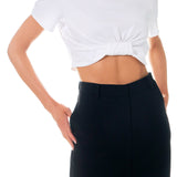 Front Tied Detail T-Shirt
