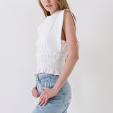 Smocked Waist T-Shirt