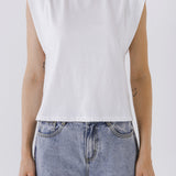 Sleeveless Basic T-Shirt