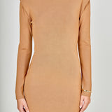 Shoulder Pad Knit Dress