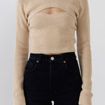 GREY LAB - Super Crop Knit Top - SWEATERS & KNITS available at Objectrare