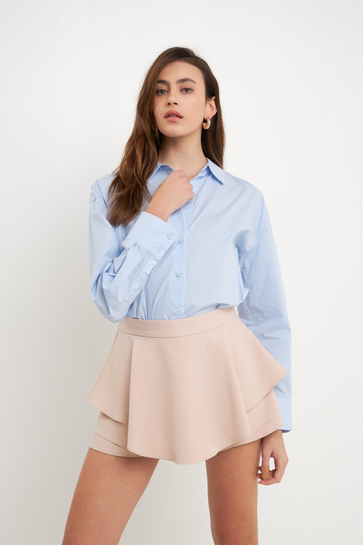 Ruffled Skort – Endless Rose