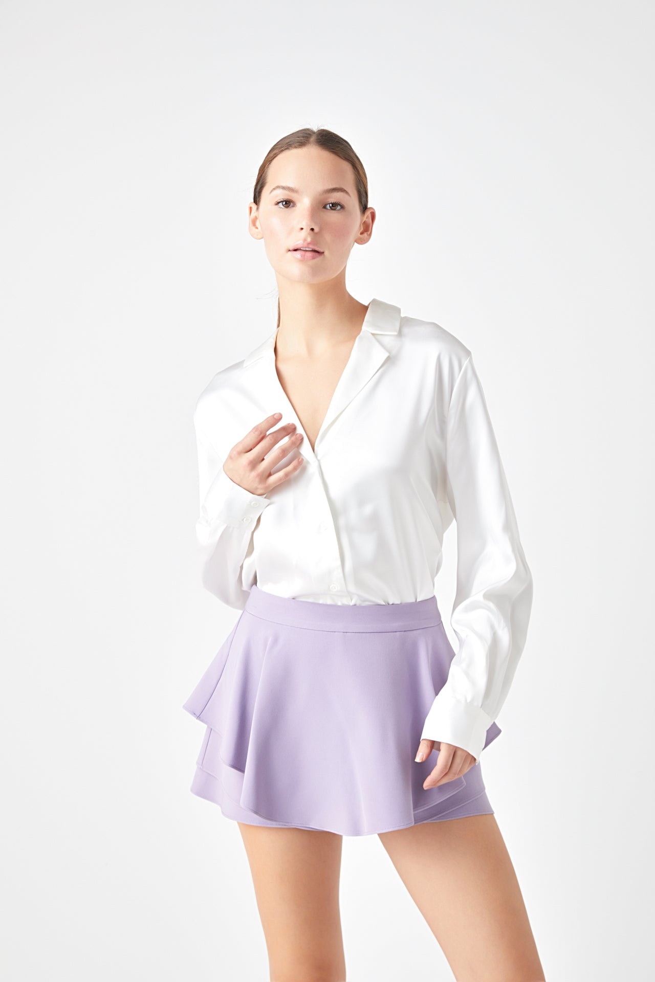 Ruffled Skort – Endless Rose
