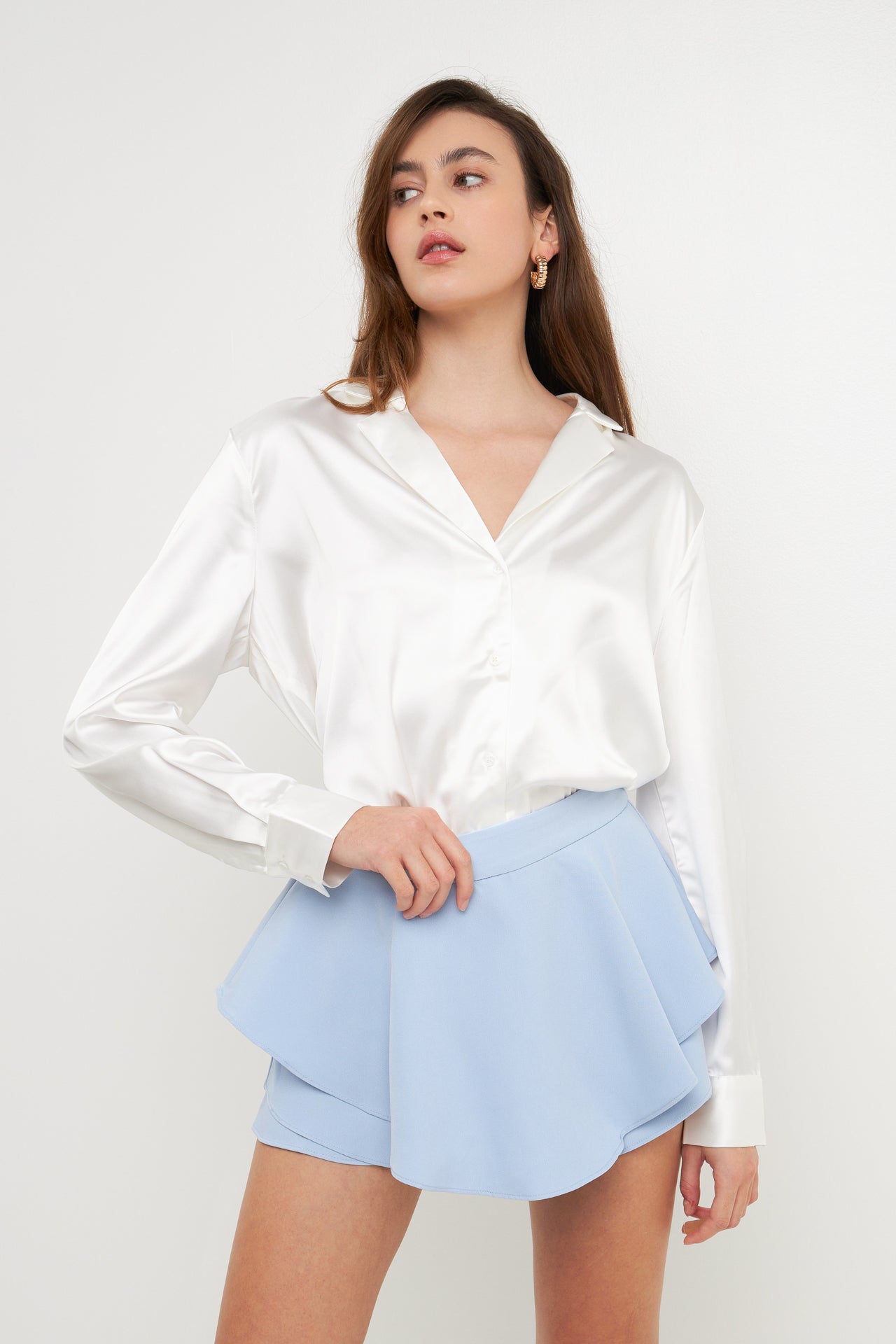 Ruffled Skort – Endless Rose