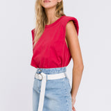 Shoulder Pad Shirt