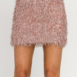 Fringed Mini Skirt