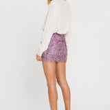 Fringed Mini Skirt