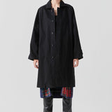 Reversible Check Long Coat