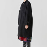 Reversible Check Long Coat