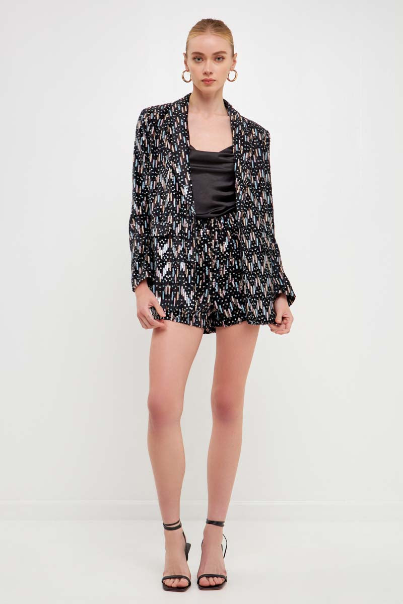 Endless Rose - Sequin Blazer - Blazers in Women's Clothing available at endlessrose.com