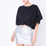 High-Low Cropped T-Shirt