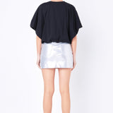 High-Low Cropped T-Shirt