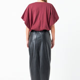 High-Low Cropped T-Shirt