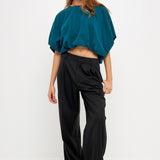 High-Low Cropped T-Shirt