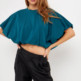 High-Low Cropped T-Shirt