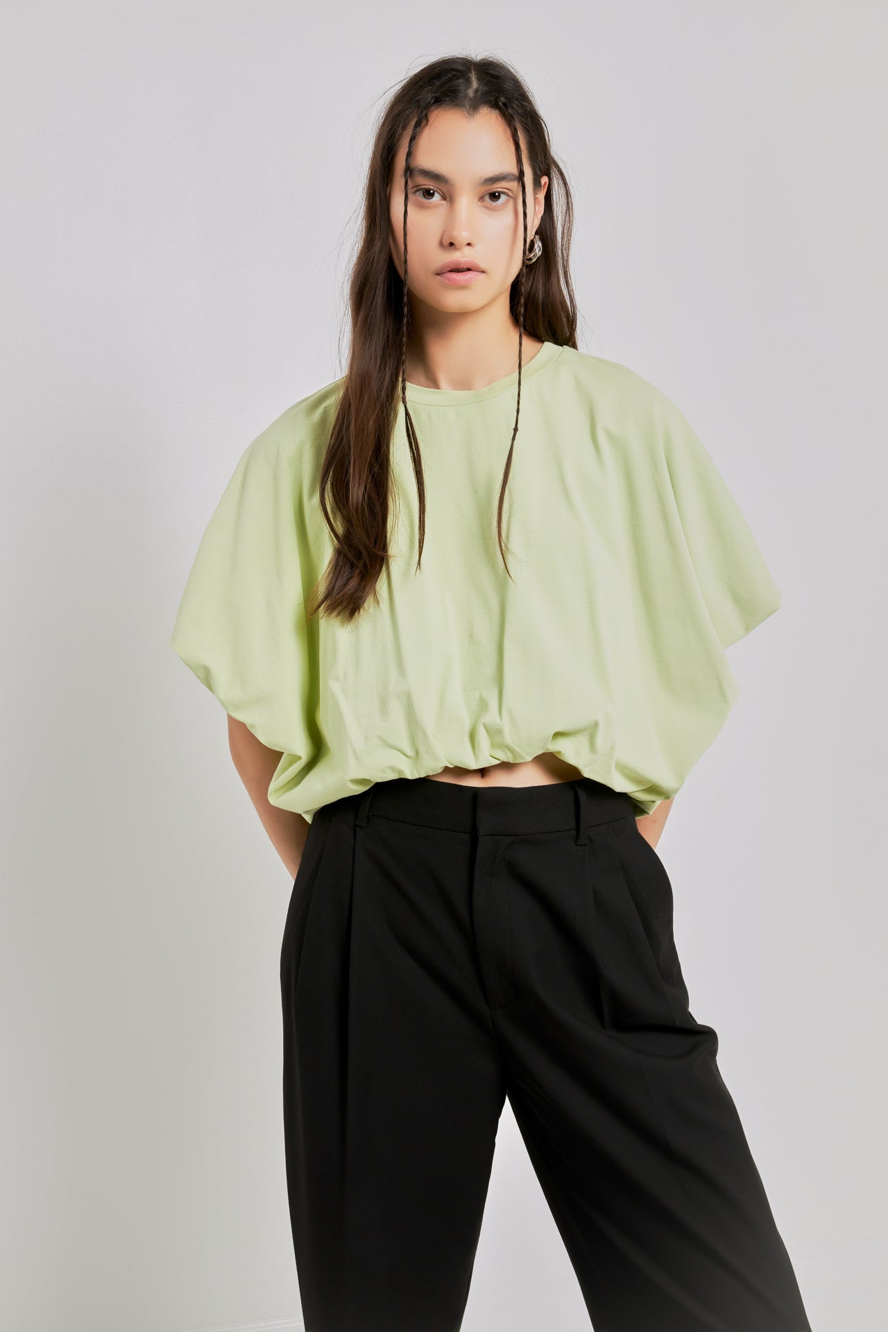 High-Low Cropped T-Shirt