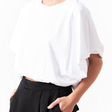 High-Low Cropped T-Shirt
