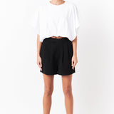 High-Low Cropped T-Shirt