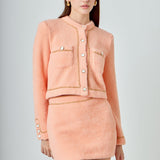 Chain-Trimmed Jacket