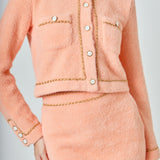 Chain-Trimmed Jacket