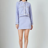Chain-Trimmed Jacket