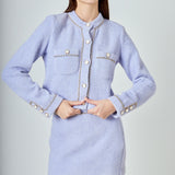 Chain-Trimmed Jacket