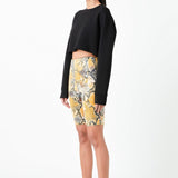Python Sequin Biker Shorts