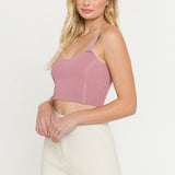 Cropped Knit Top
