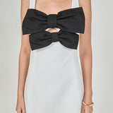 Sophia Bow Cutout Mini Dress