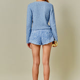 3D Floral Mini Shorts