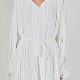 Pleated Romper