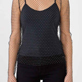 Crystal Mesh Top