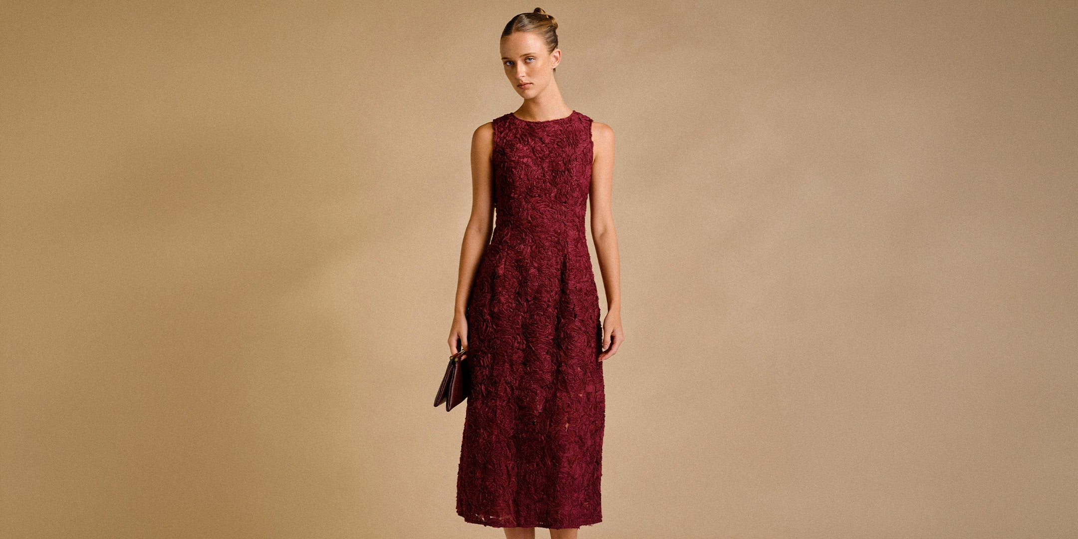 Lace See Through Midi Dress | Endless Rose