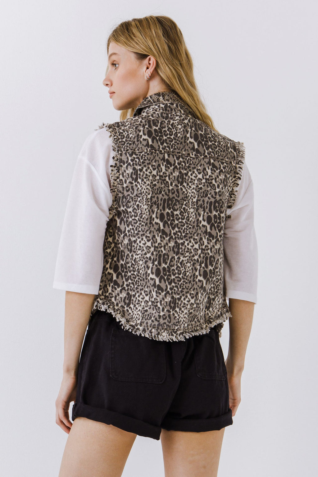 Animal Print Vest