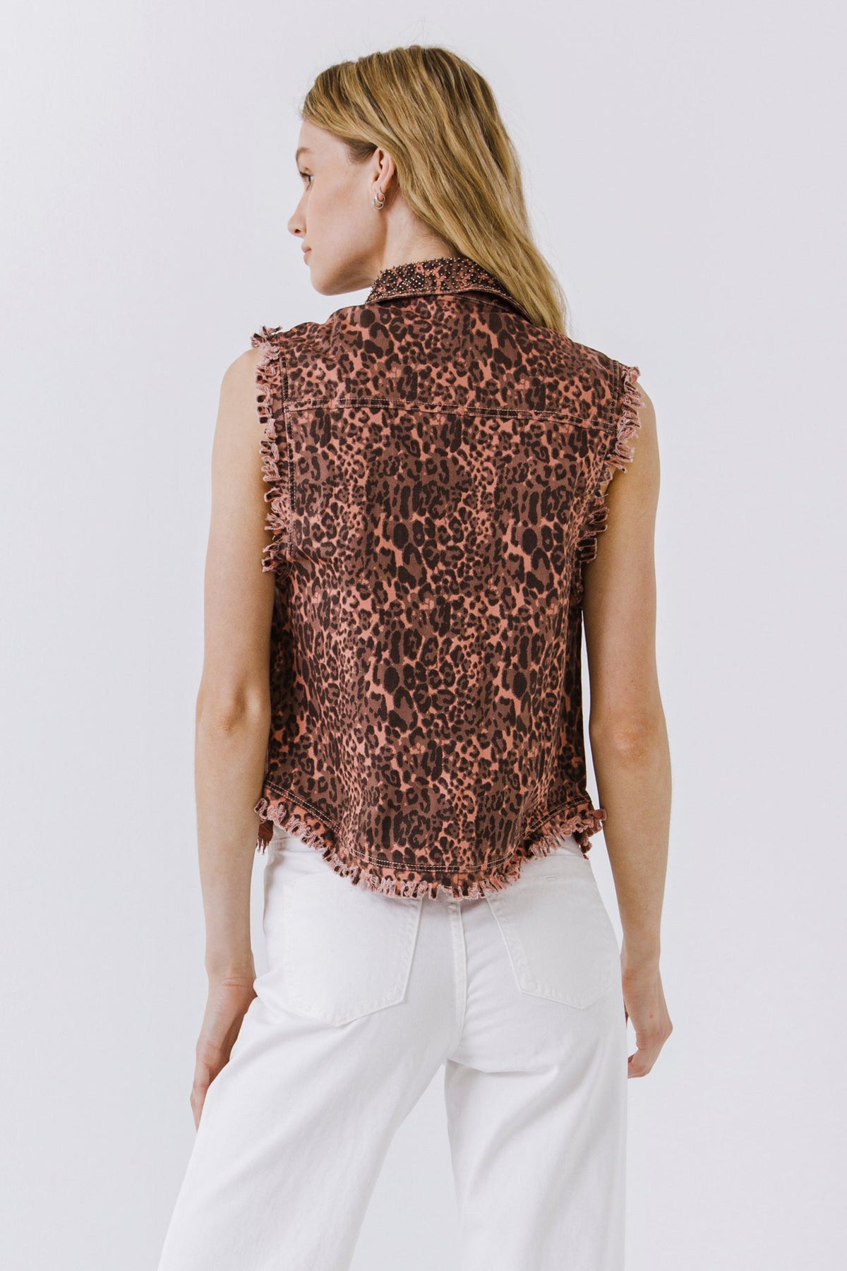 Animal Print Vest
