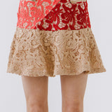 All Over Lace Mini Skirt