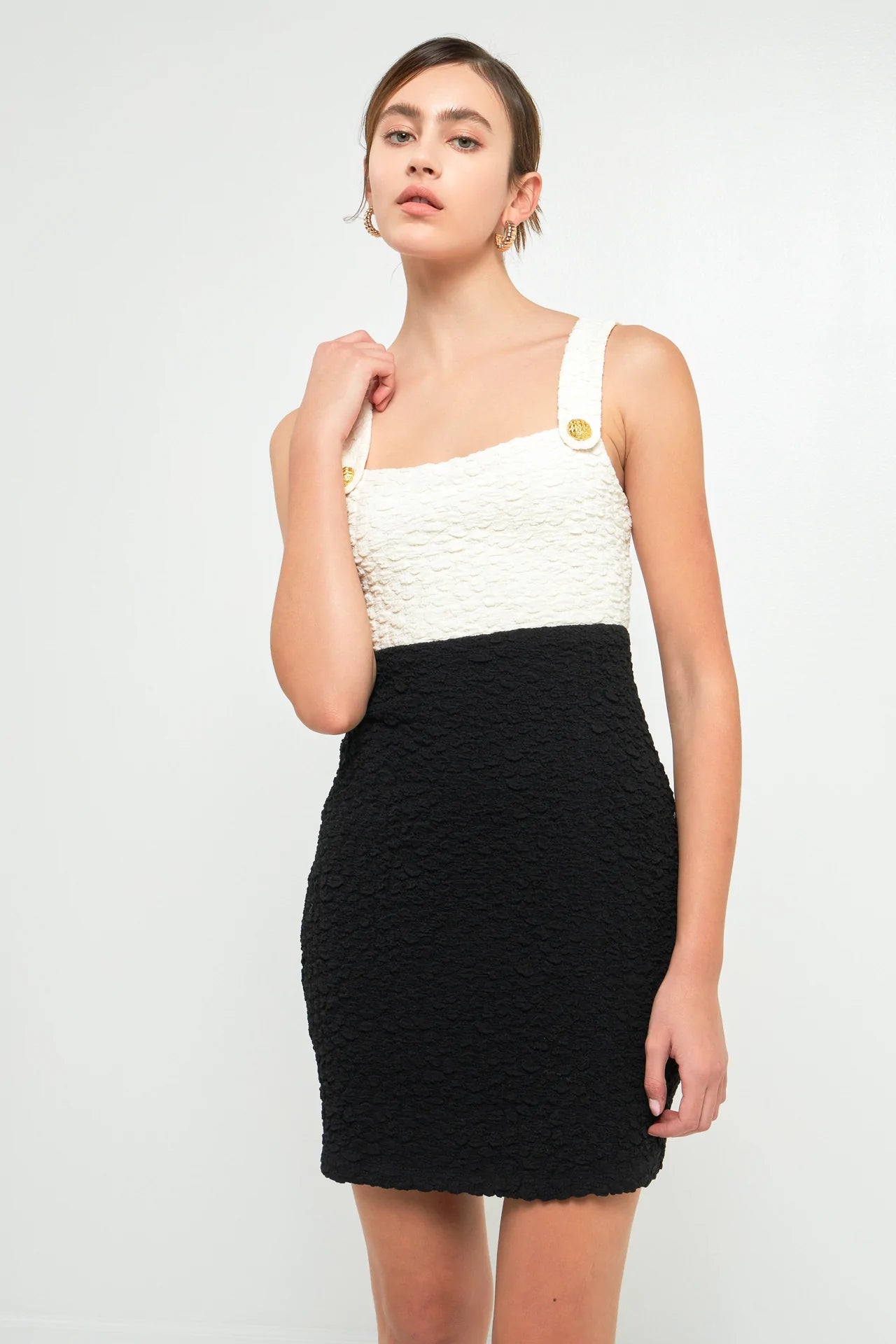 Color block mini sales dress