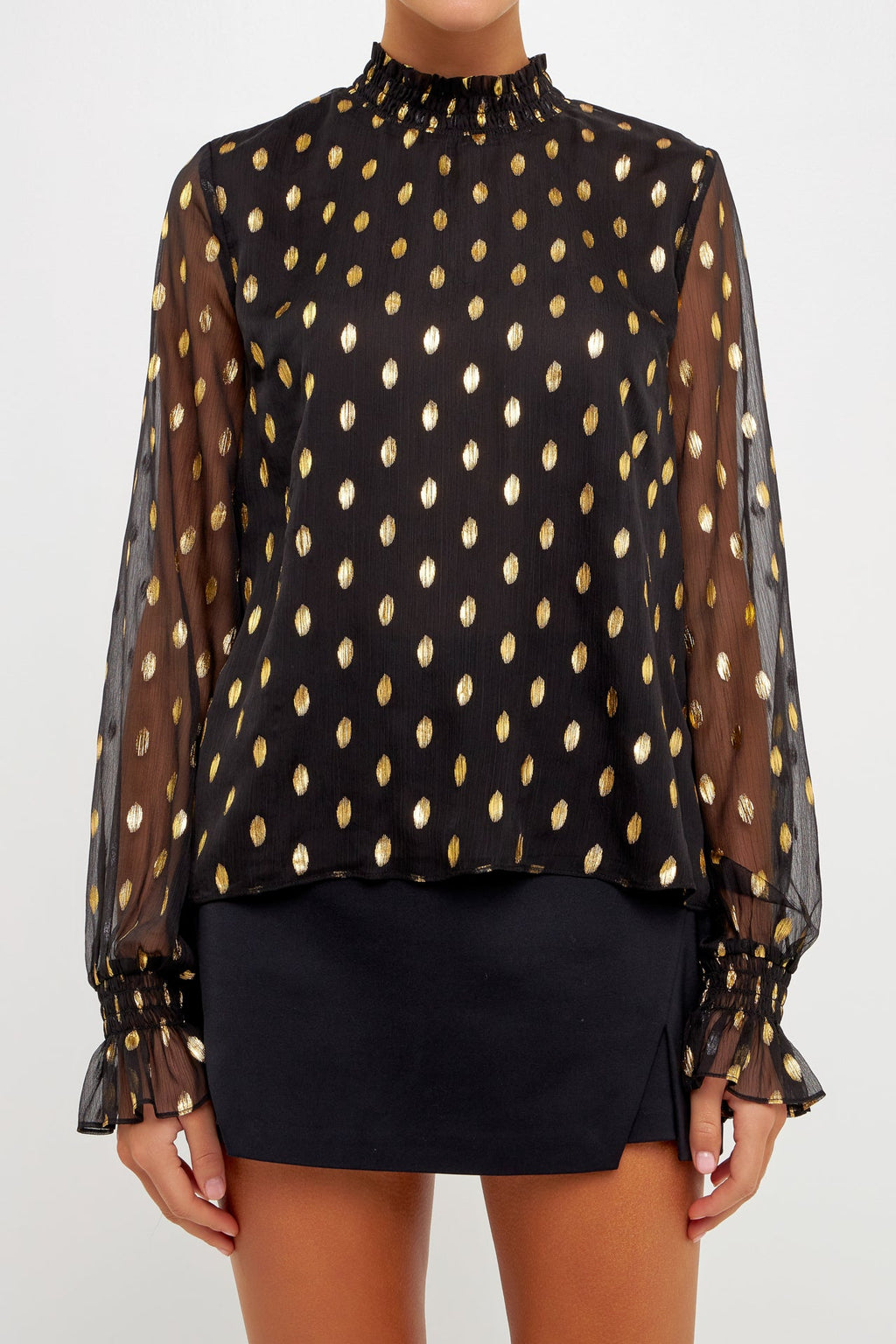 Endless Smiles Front Tie Polka Dot Top- Navy – The Pulse Boutique