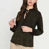 Metallic Knit Top