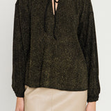 Metallic Knit Top