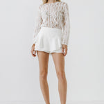 ENDLESS ROSE - Sequin Mesh Top - TOPS available at Objectrare