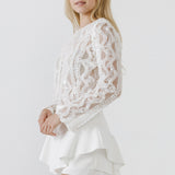 ENDLESS ROSE - Sequin Mesh Top - TOPS available at Objectrare