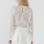 ENDLESS ROSE - Sequin Mesh Top - TOPS available at Objectrare